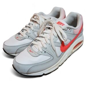 Nike Air Max Command Women's Size 8.5 White and Orange Athletic Shoes